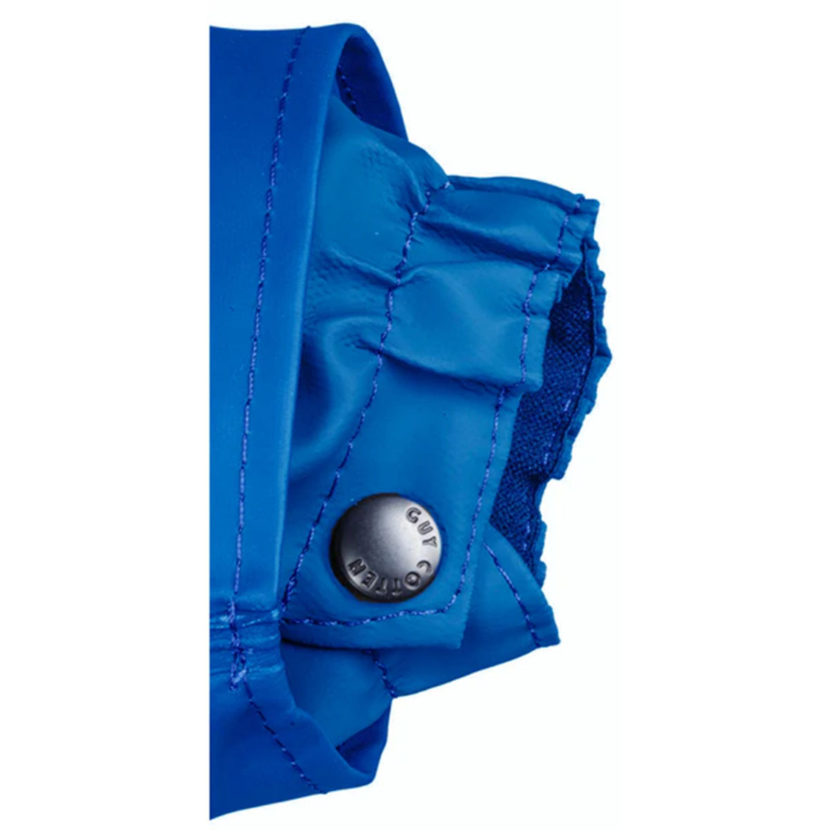 Close-up of the Guy Cotten Heracles storm cuff with adjustable elastic cuff