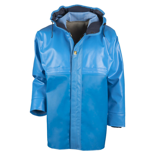 Guy Cotten Heracles jacket in blue with hood