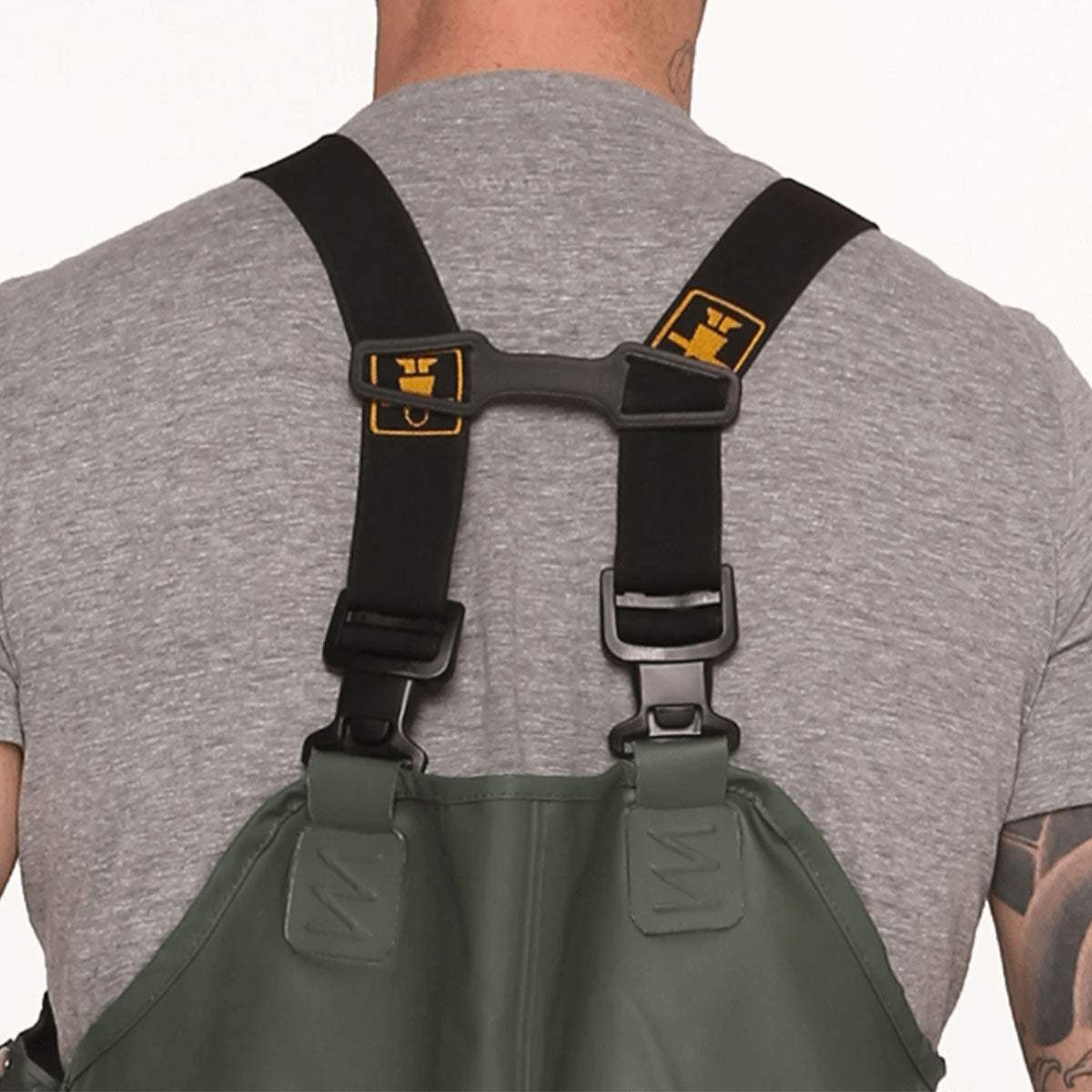 Guy Cotten Barossa Bib & Braces Elastic  Replacable Suspender Straps with Divider