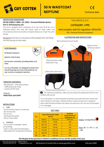 Guy Cotten NEPTUNE Flotation Vest